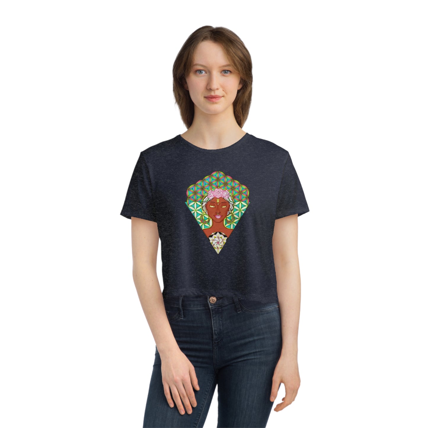 La Rosa WombMan Flowy Cropped Top