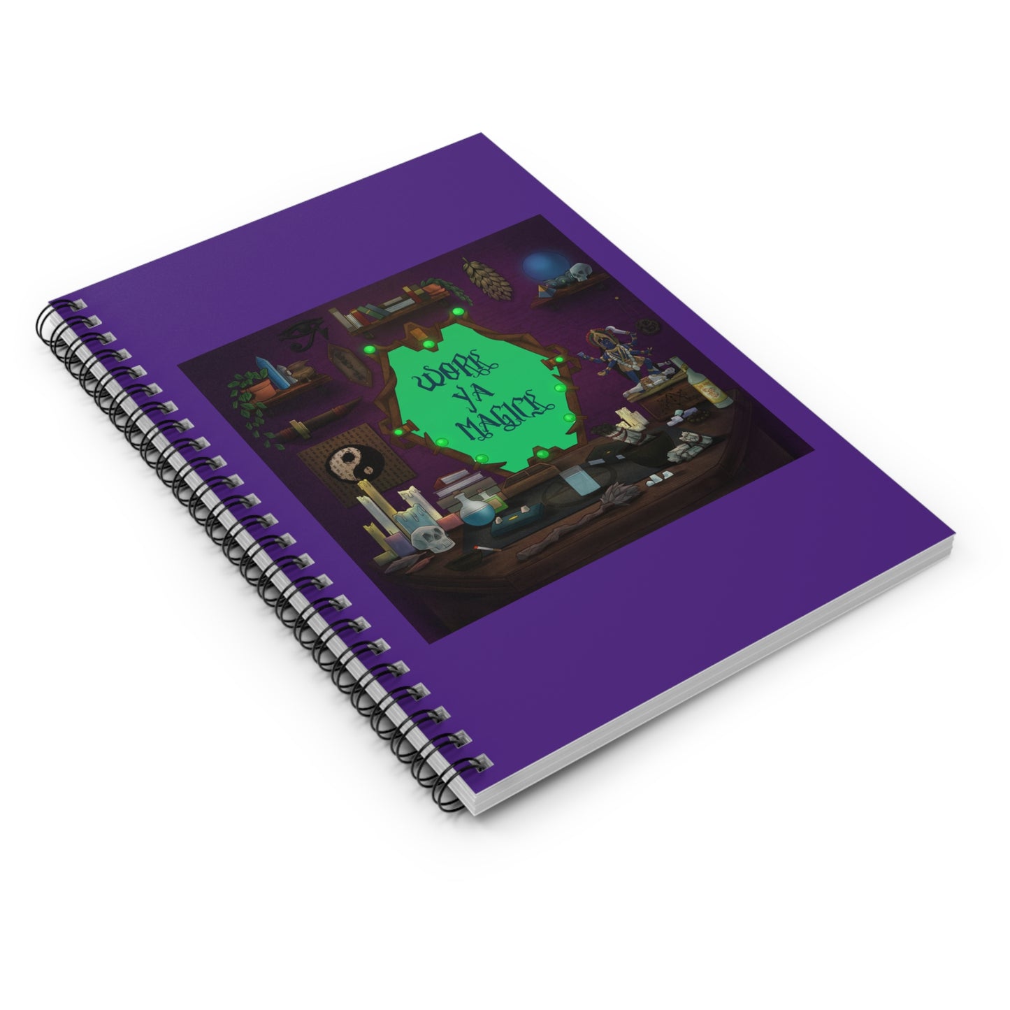 Work Ya Magick Spiral Notebook - Ruled Line