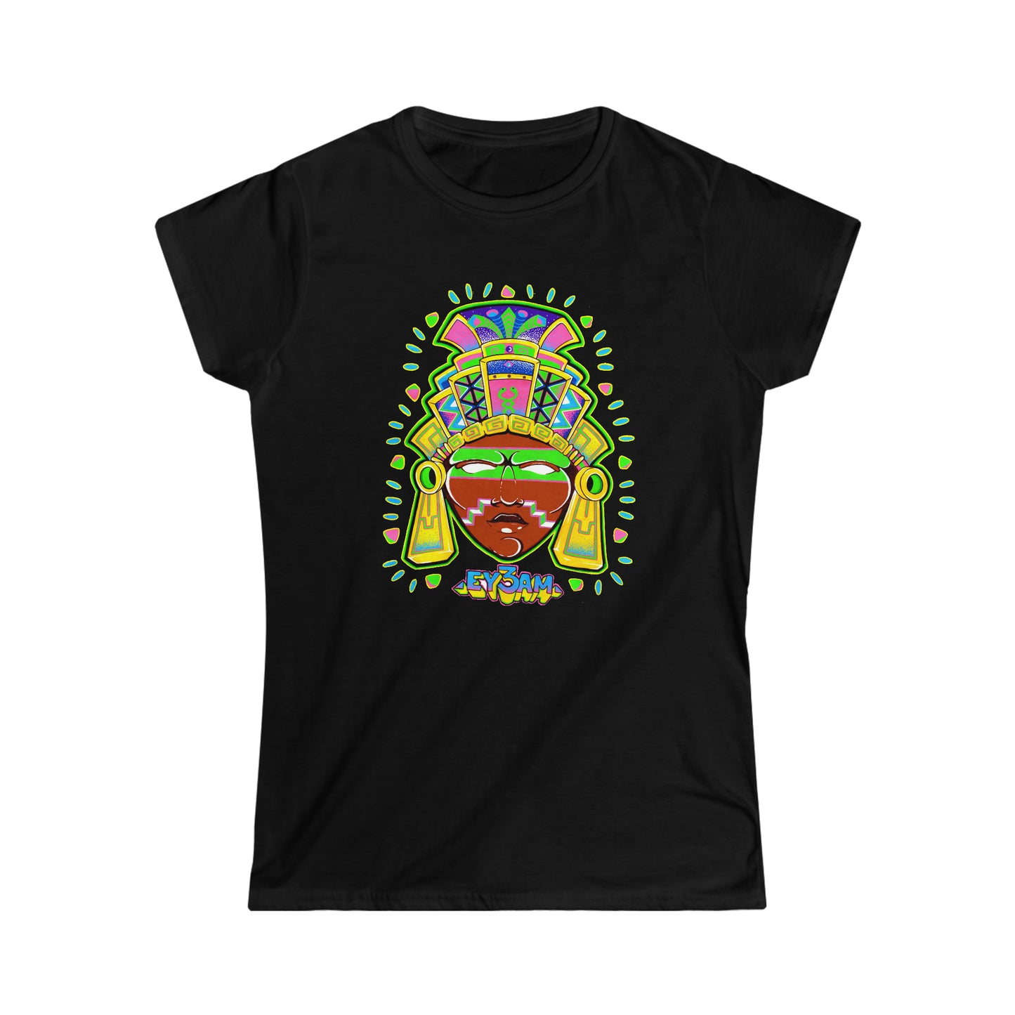 Mayan Trippi God Women's Fitted Tee