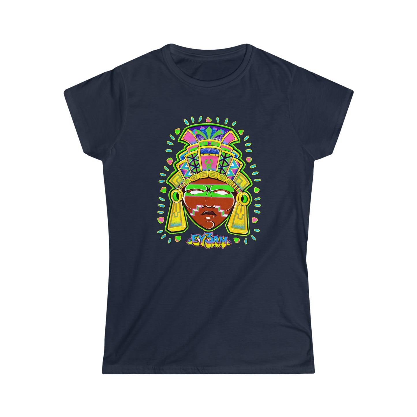 Mayan Trippi God Women's Fitted Tee