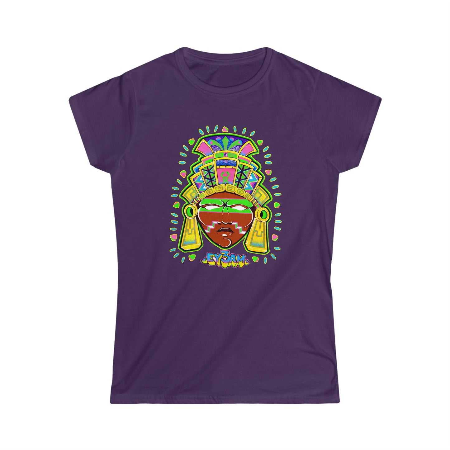 Mayan Trippi God Women's Fitted Tee