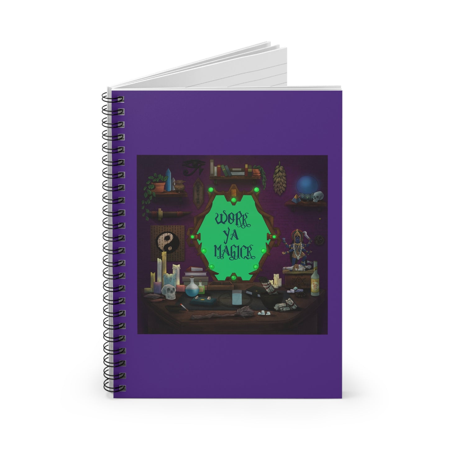 Work Ya Magick Spiral Notebook - Ruled Line