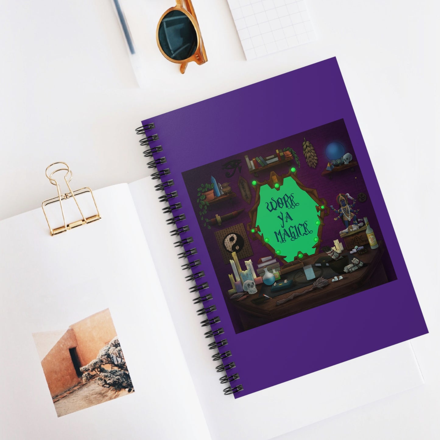 Work Ya Magick Spiral Notebook - Ruled Line