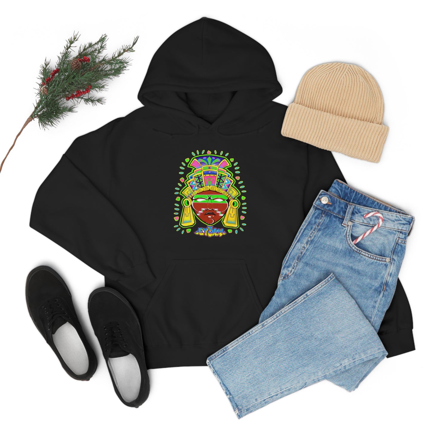 Mayan Trippi God Hoodie